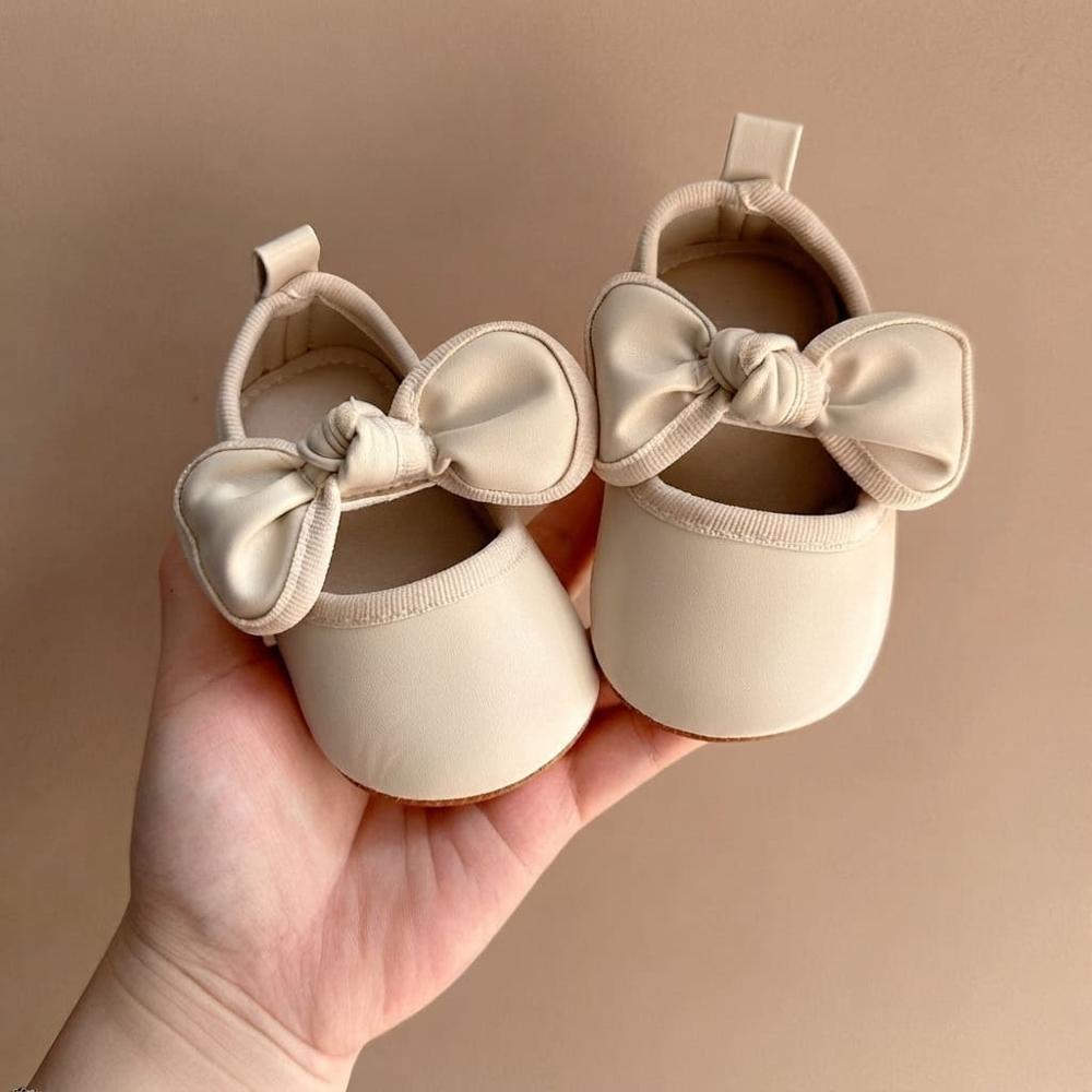 Ballerinas casual para bebé - Tiny - Crema