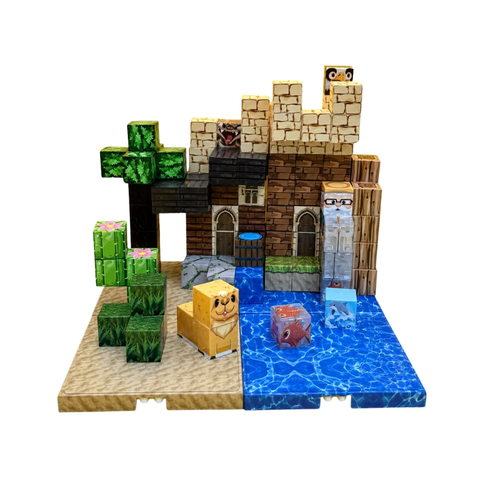 Juguete Bloque Magnetico Magnet  Ocean Desert 150p