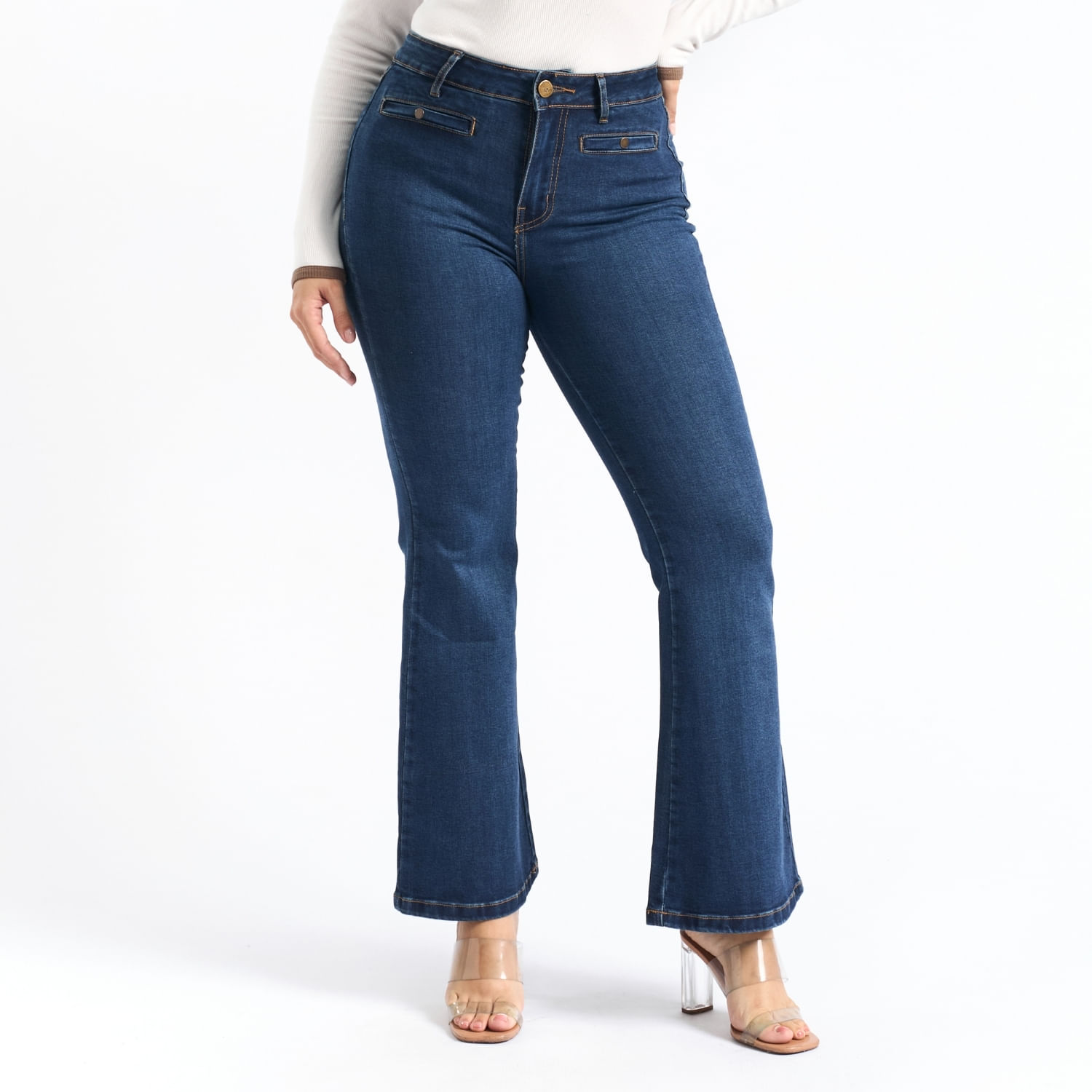 Jean Mujer Milagrito Parada 111 Flare Azul 30