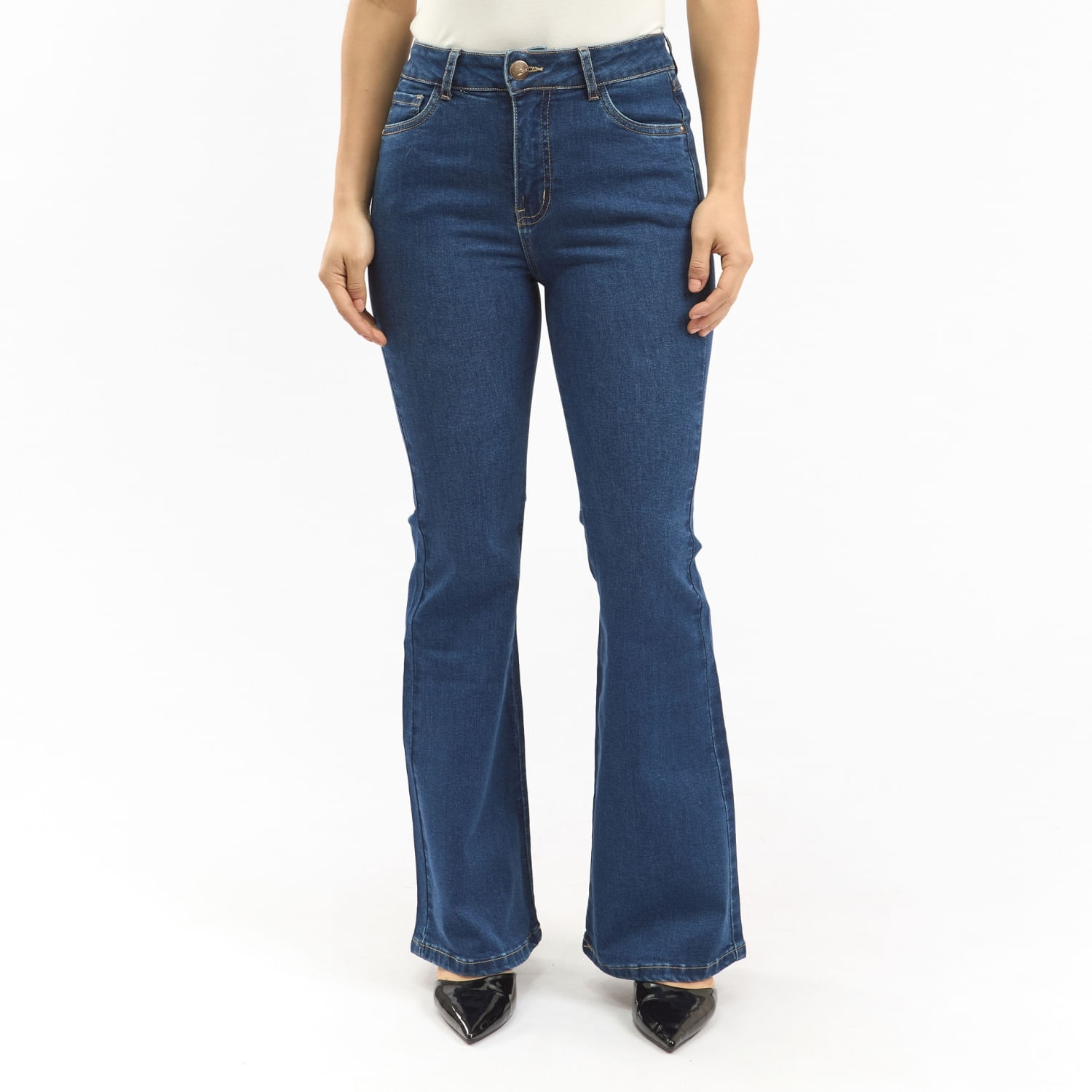 Jean Mujer Fania Parada 111 Flare Azul 28