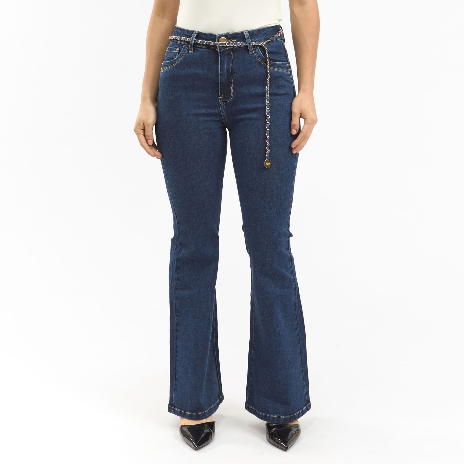 Jean Mujer Aracely Parada 111 Flare Azul 28