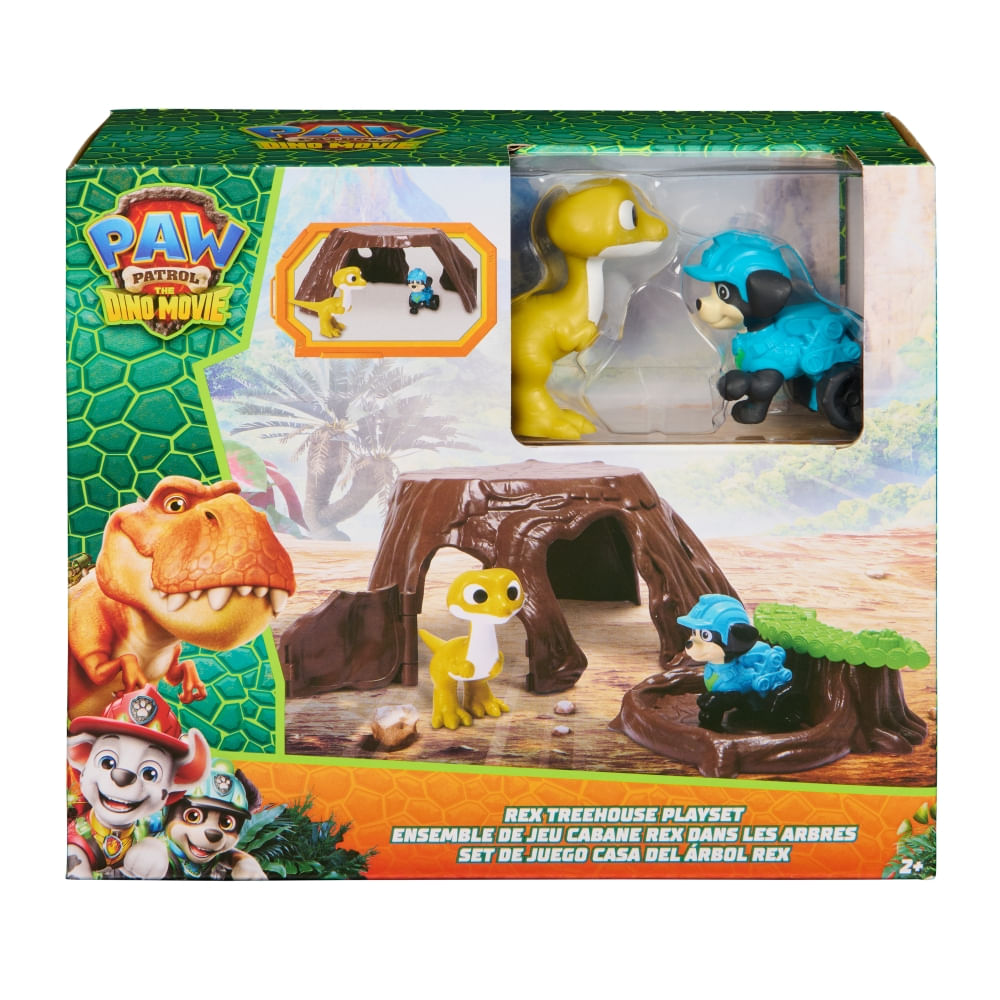 Set De Juego Casa Del Árbol Rex Película The Dino Movie Paw Patrol
