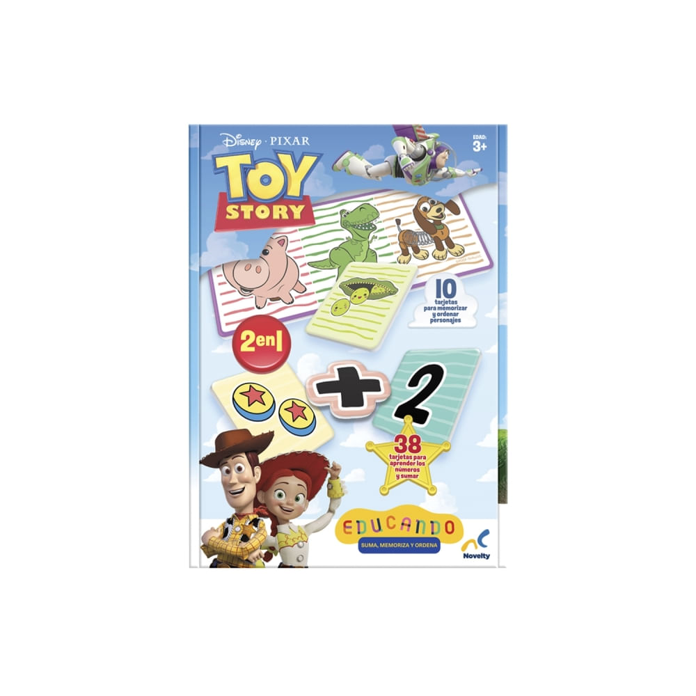 Juego De Mesa Educativo Suma, Memoria Y Orden Toy Story