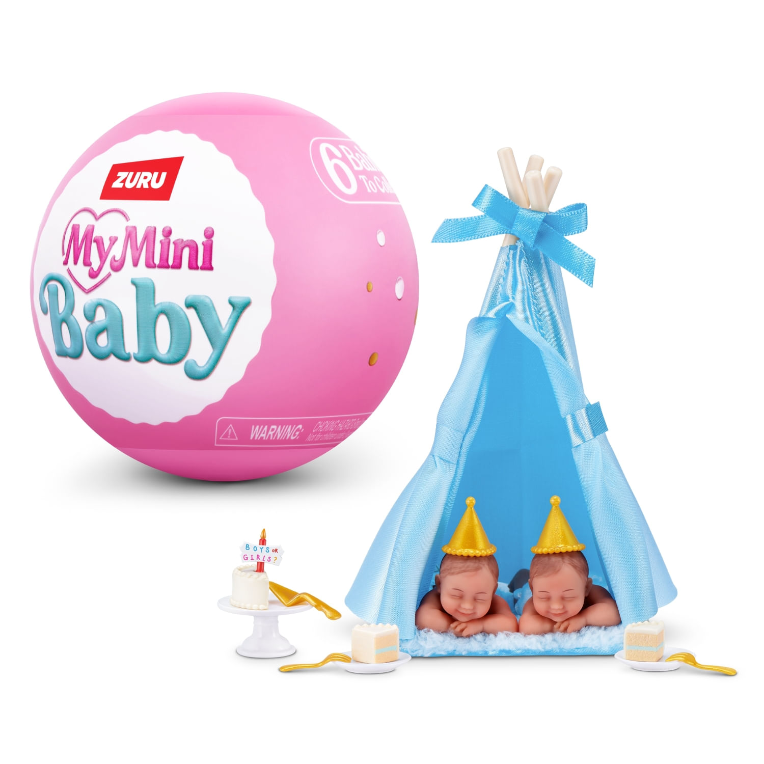 Cápsula Sorpresa Mini Bebé Cumpleaños