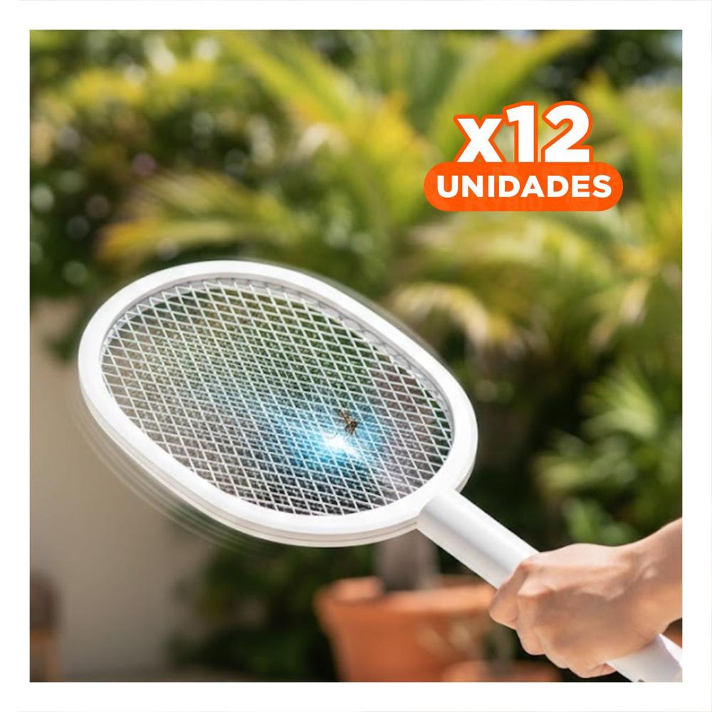Pack12 Elemento Electrico Mosquitera con Base para Espacios del Hogar Y Regalo Sticker