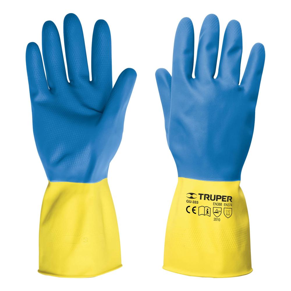 Guante de latex para limpieza con neopreno talla mediano GU-332