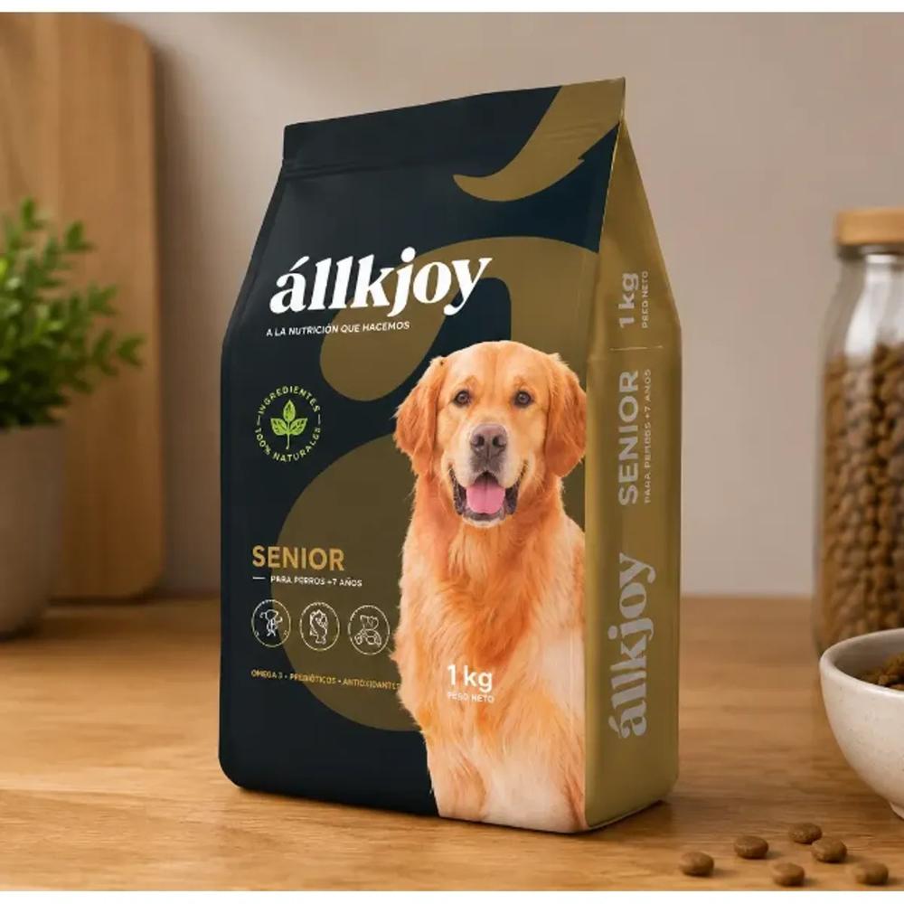Allkjoy Senior para Perros Adultos - 1 kg