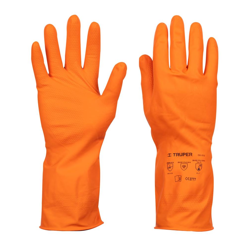 Guante de latex para limpieza uso doméstico talla mediano GU-312