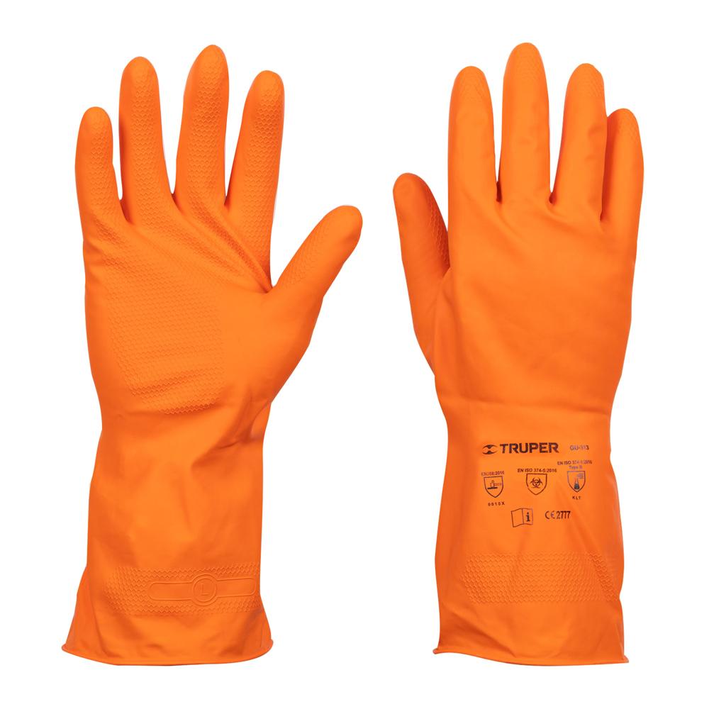 Guante de latex para limpieza uso doméstico talla grande GU-313