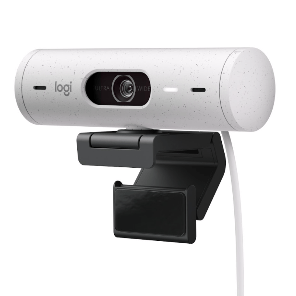 Camara Web Logitech Brio 500 Full HD 1080P USB-C Blanco