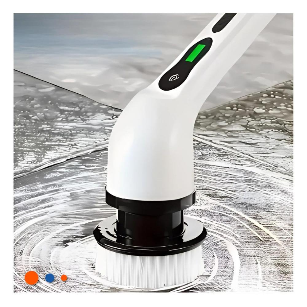 Cepillo de Limpieza Electrico Blanco 7 en 1 para Hogar Moderno