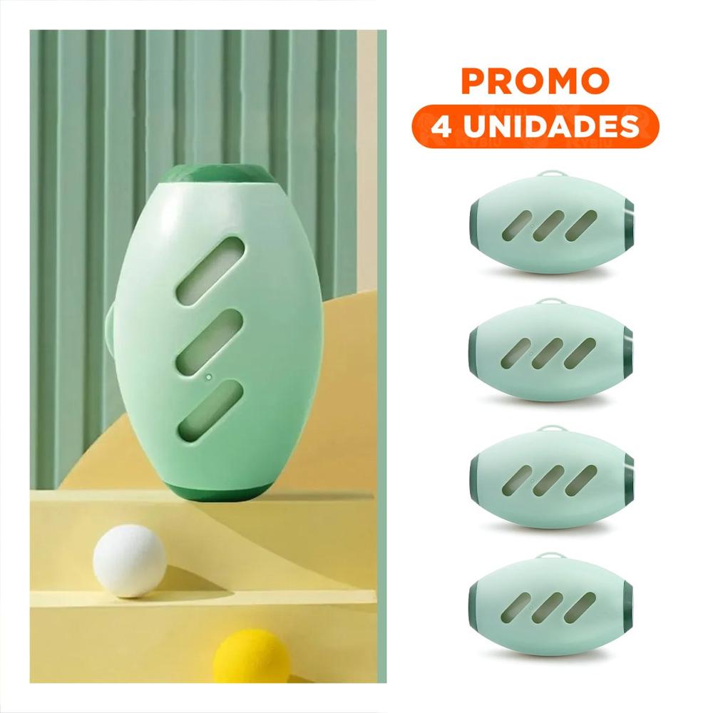 Pack4 Limpiador Quita Pelusa Reutilizable Verde Compacto Y Funcional