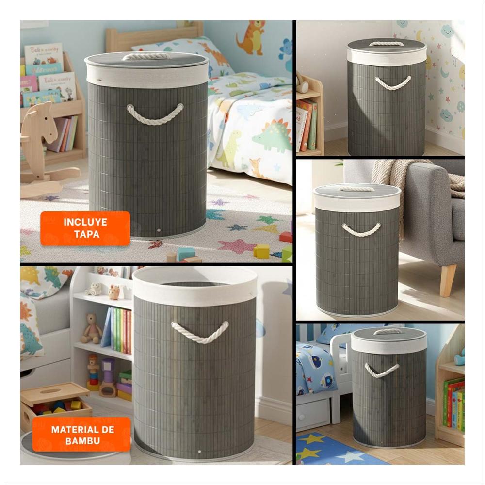Organizador Plegable Circular con tapa para Uso Diario en Casa Y Ligas Regalo