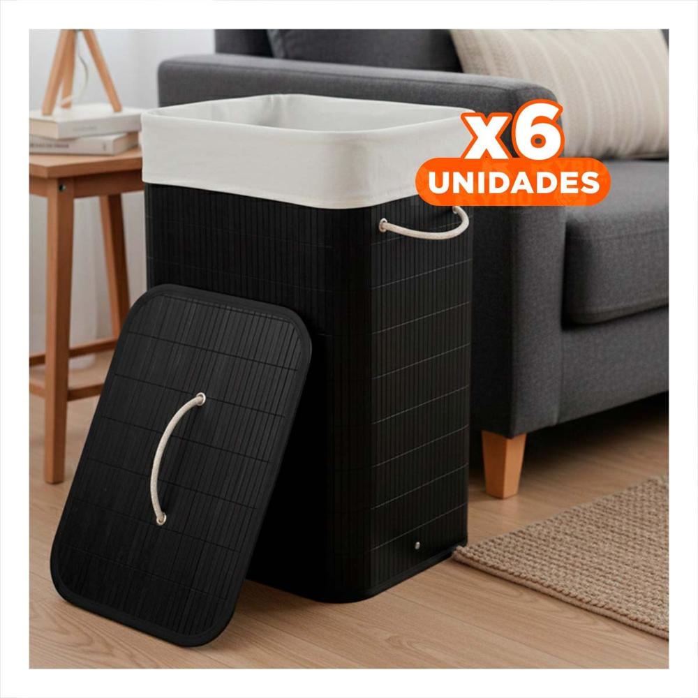 Pack6 Base Plegable Rectangular con tapa para Orden Domestico Y Papel Regalo