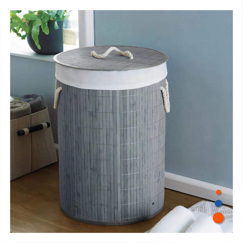 Caja Plegable Circular con tapa para Guardado Funcional en Hogar Y Notas