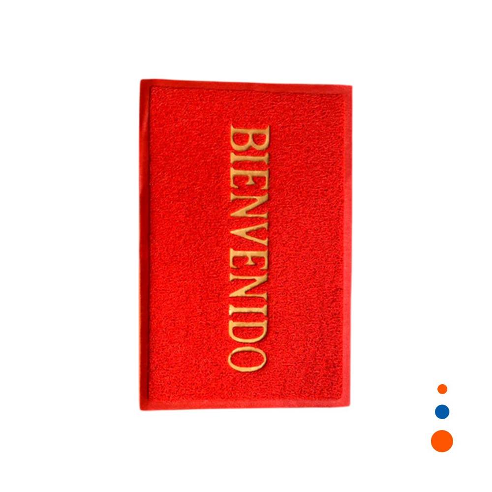 Tapiz Rectangular Bienvenido Rojo para Decorar y Recibir Invitados Y Regalo Sticker