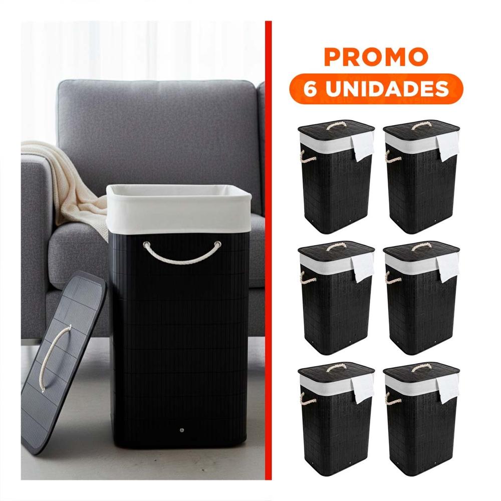 Pack6 Estructura Plegable Rectangular con tapa para Guardar Accesorios Y Regalo Sticker