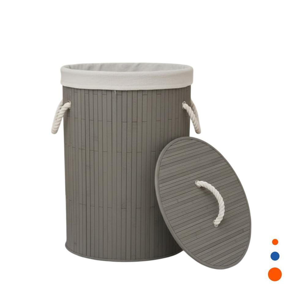 Contenedor Plegable Circular con tapa para Ordenar Objetos en Hogar Y Regalo Sticker