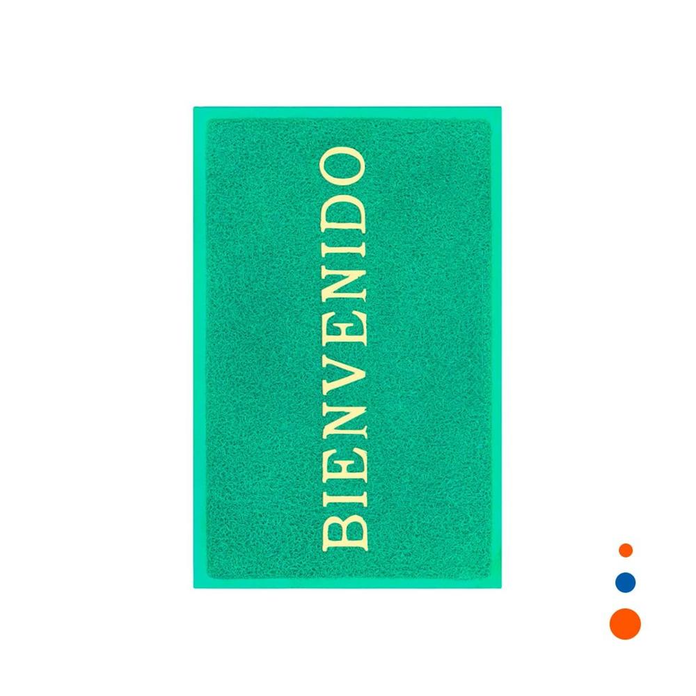 Tapiz Rectangular Bienvenido Verde para Decorar y Recibir Invitados Y Regalo Sticker