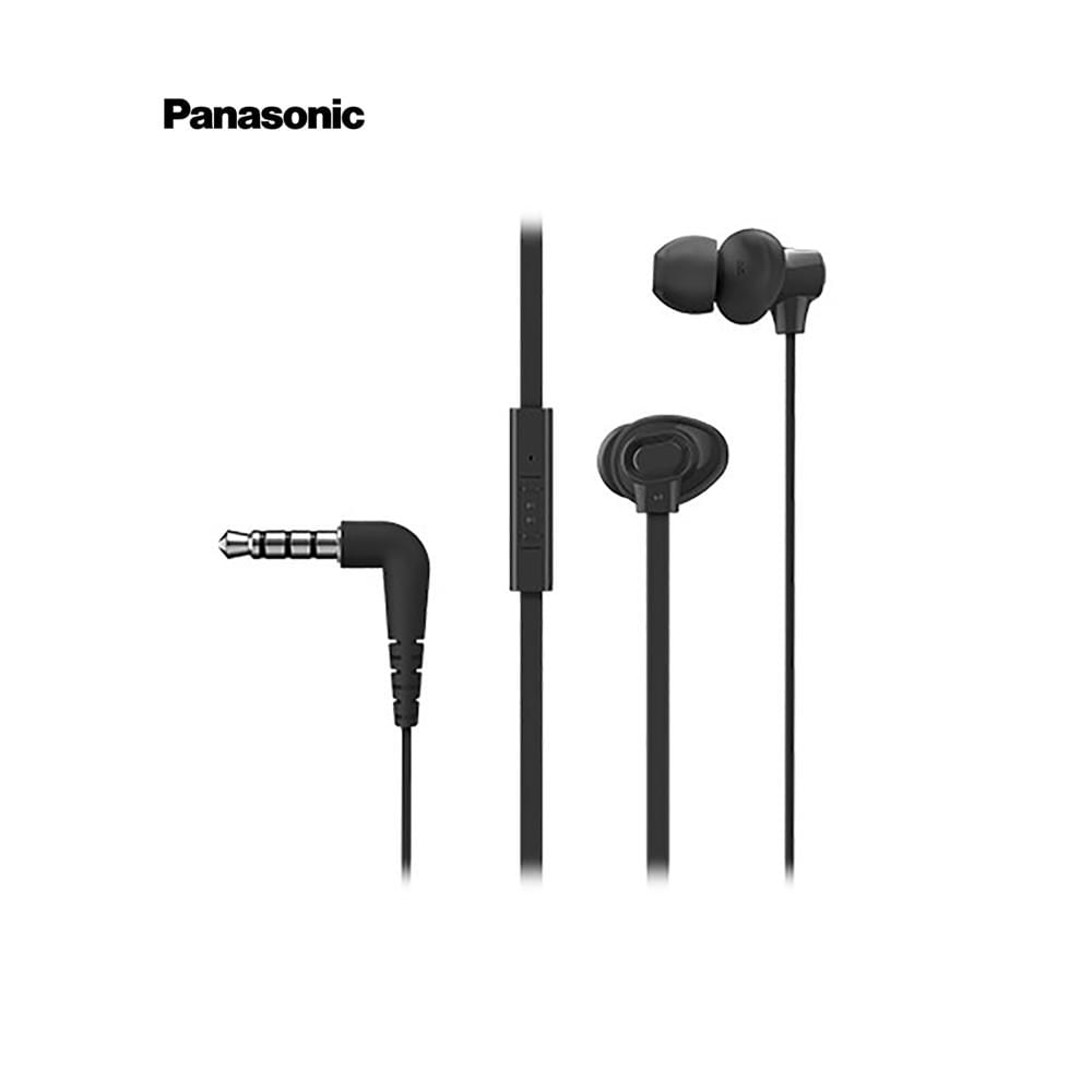 Audífonos Intrauditivos Panasonic RP-TCM130 con Micrófono Extra Bass XBS Negro