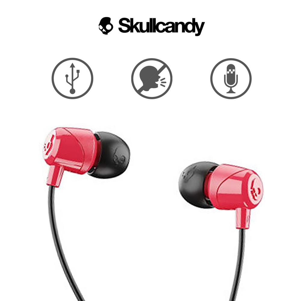 Audífonos Intrauditivos Skullcandy Jib S2DUYK con Micrófono 3.5 mm  Rojo