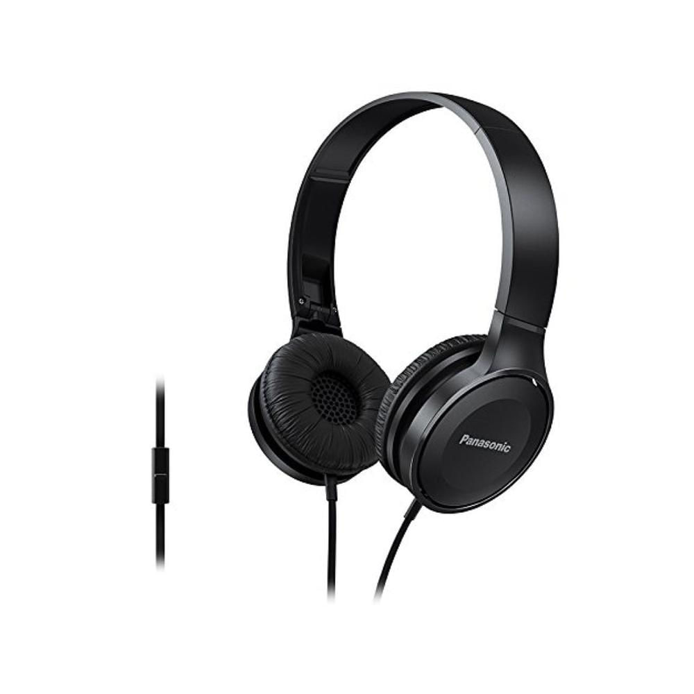 Audífonos Panasonic HF100M On Ear con Micrófono Jack 3.5 mm Plegables Negro