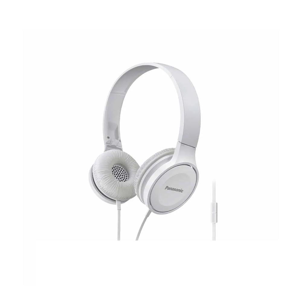 Audífonos Panasonic HF100M On Ear con Micrófono Jack 3.5 mm Plegables Blanco