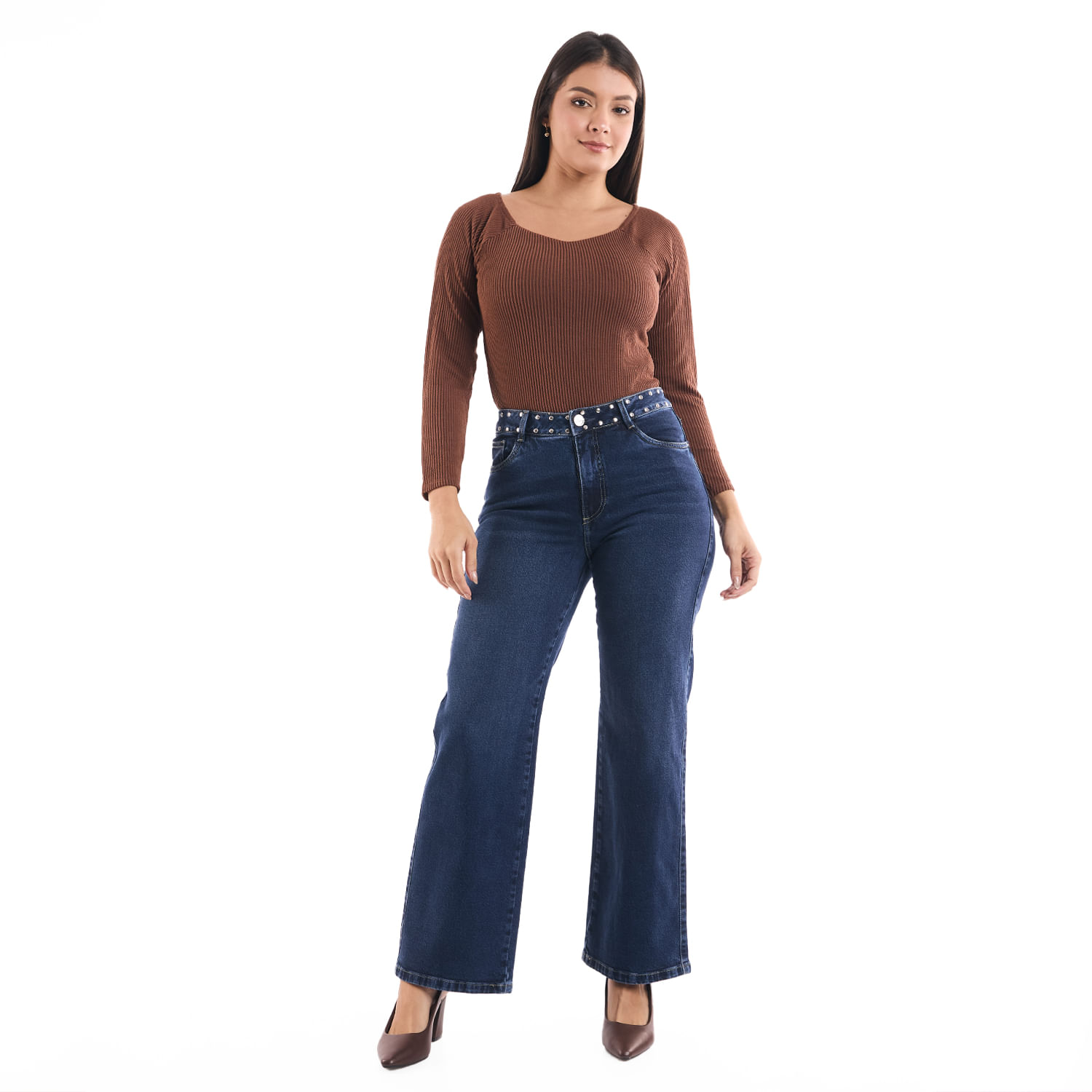 Jean Mujer Tamy Metal Straight Azul 32