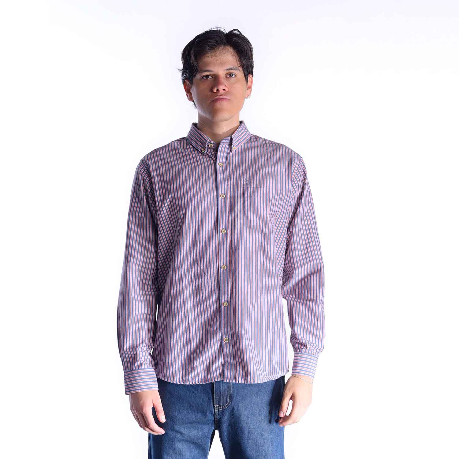 Camisa Hombre Ritzy Of Italy 3Pr08 Rojo Talla M