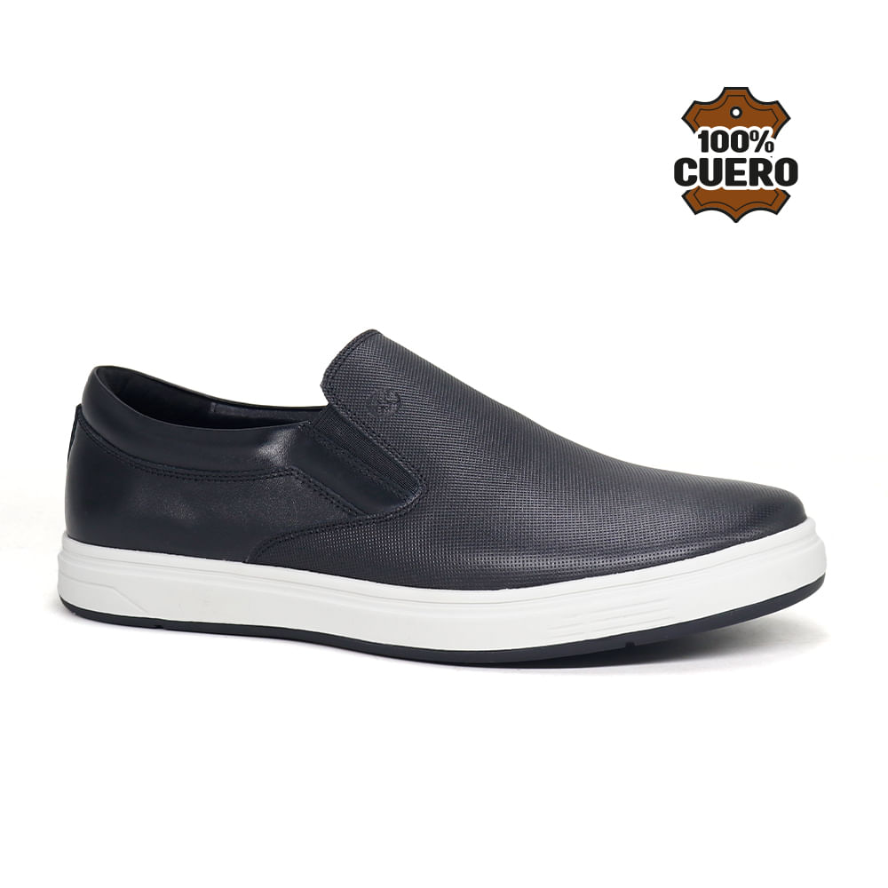 Zapatos Casuales Hombre Cuero ZP24-CL26Q3 Negro 39