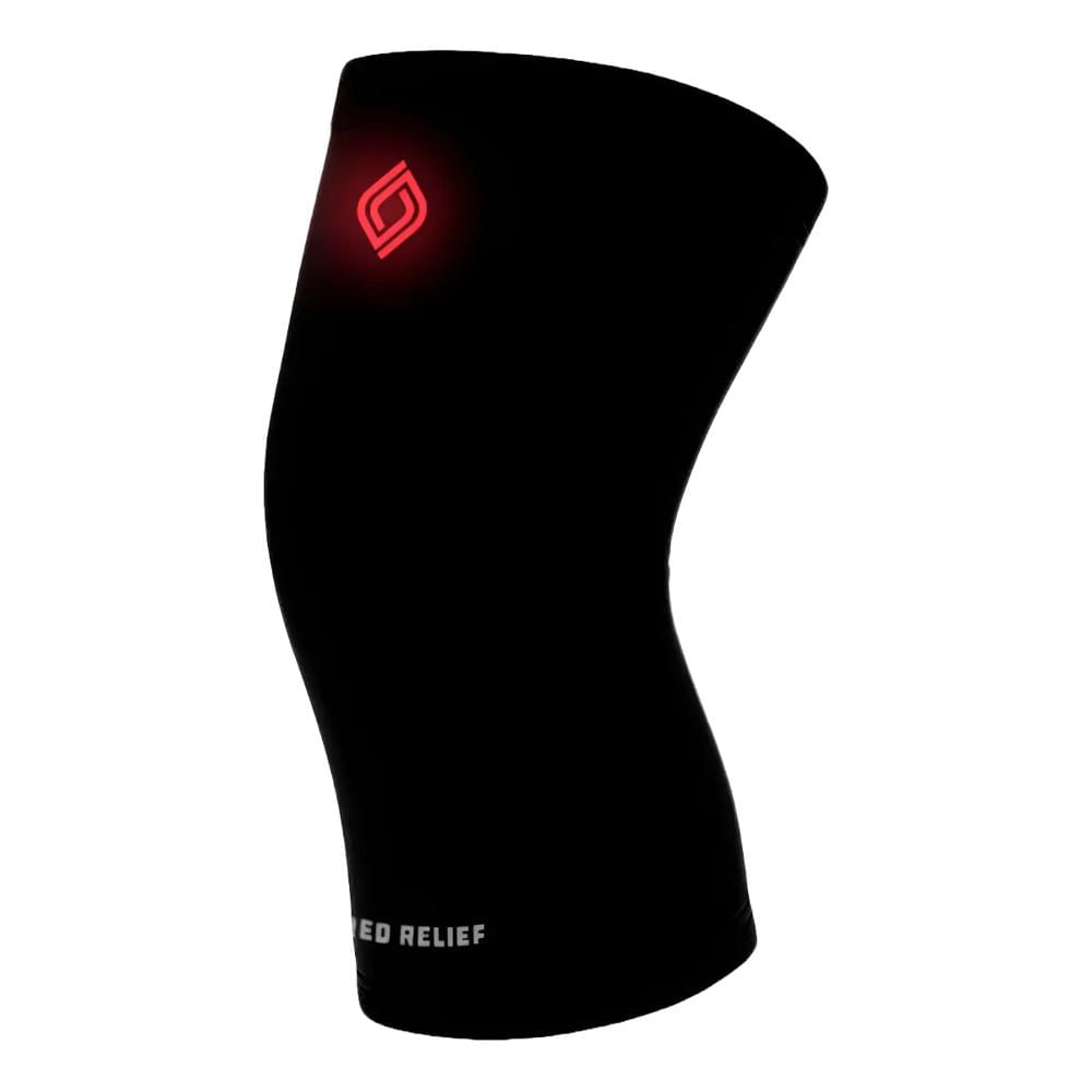 Red Relief Rodillera De Compresión Termogénica 1 Unidad Color Negro Talla XL