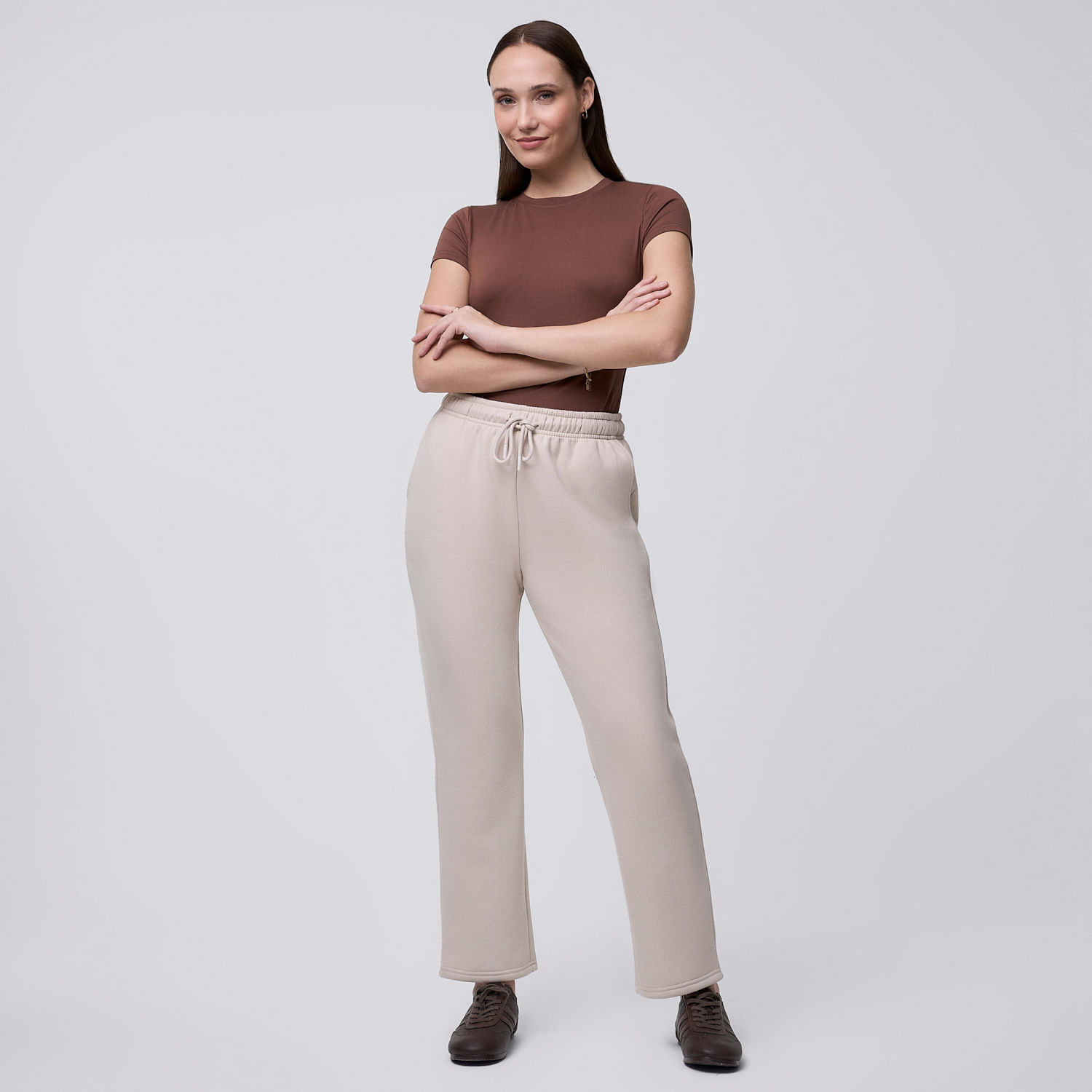 Pantalón Buzo Mujer Buzo Madison Beige L