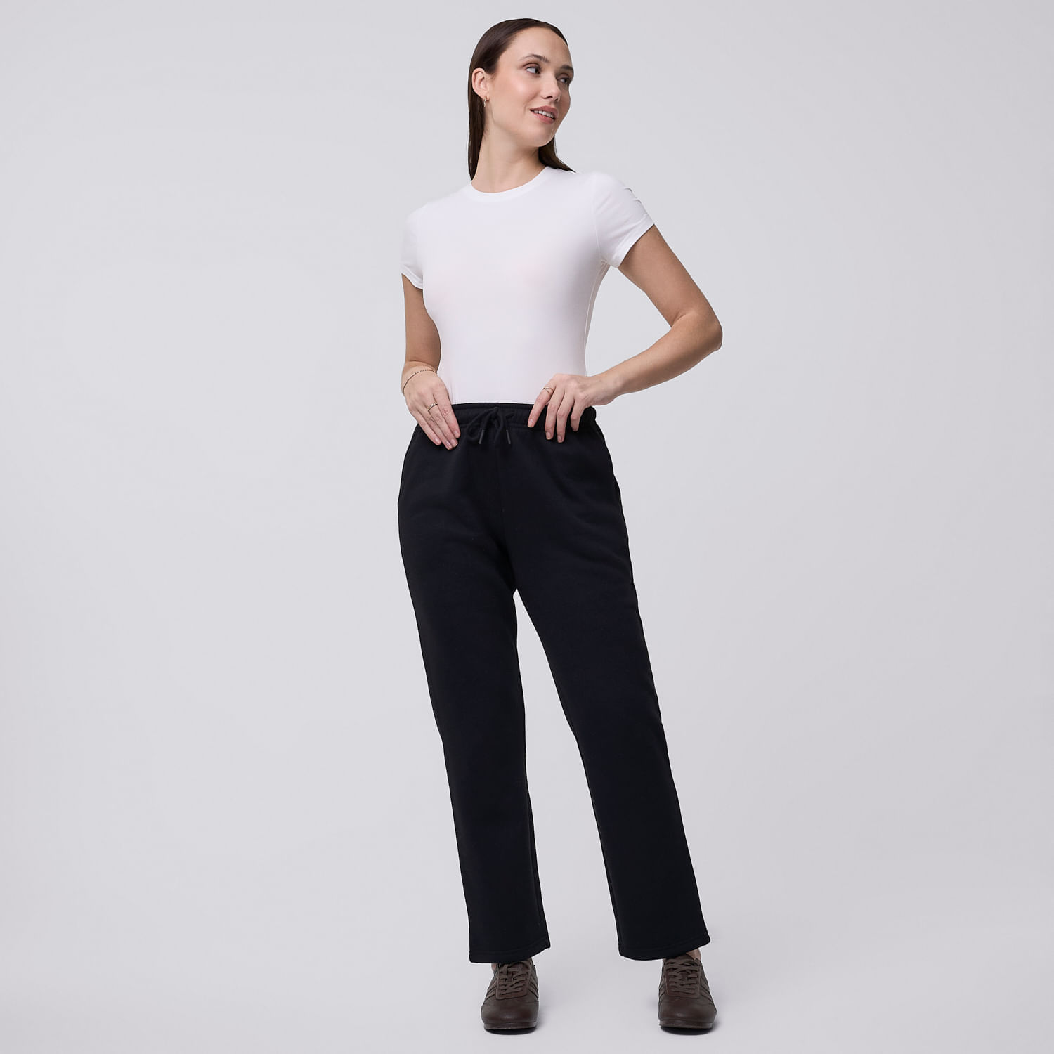 Pantalón Buzo Mujer Buzo Madison Negro L