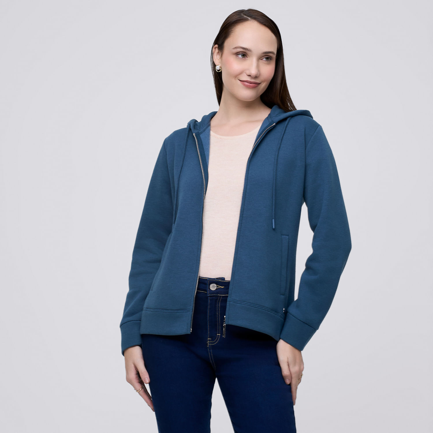 Polera Mujer Buzo 1 Madison Verde Xl