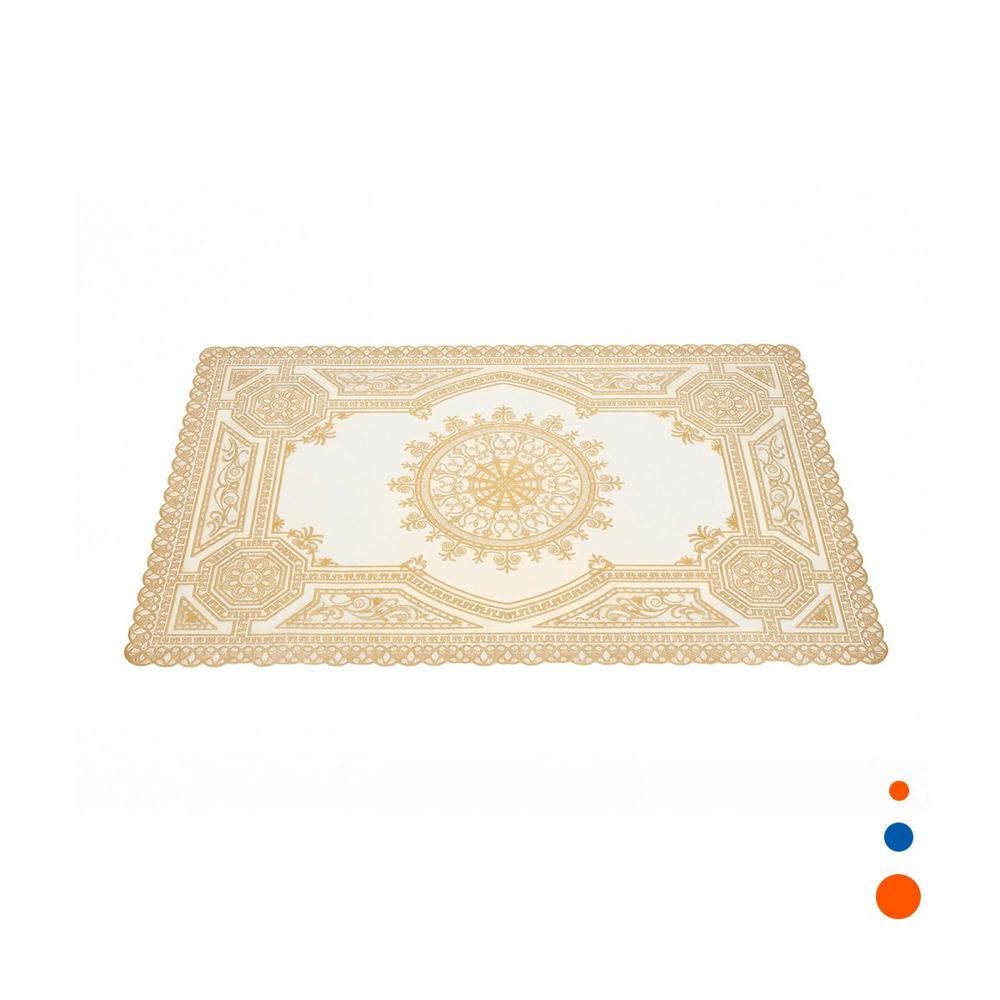 Mantel Elegante Dorado con Diseño de Encaje Mandala para Celebración Y Regalo Sticker