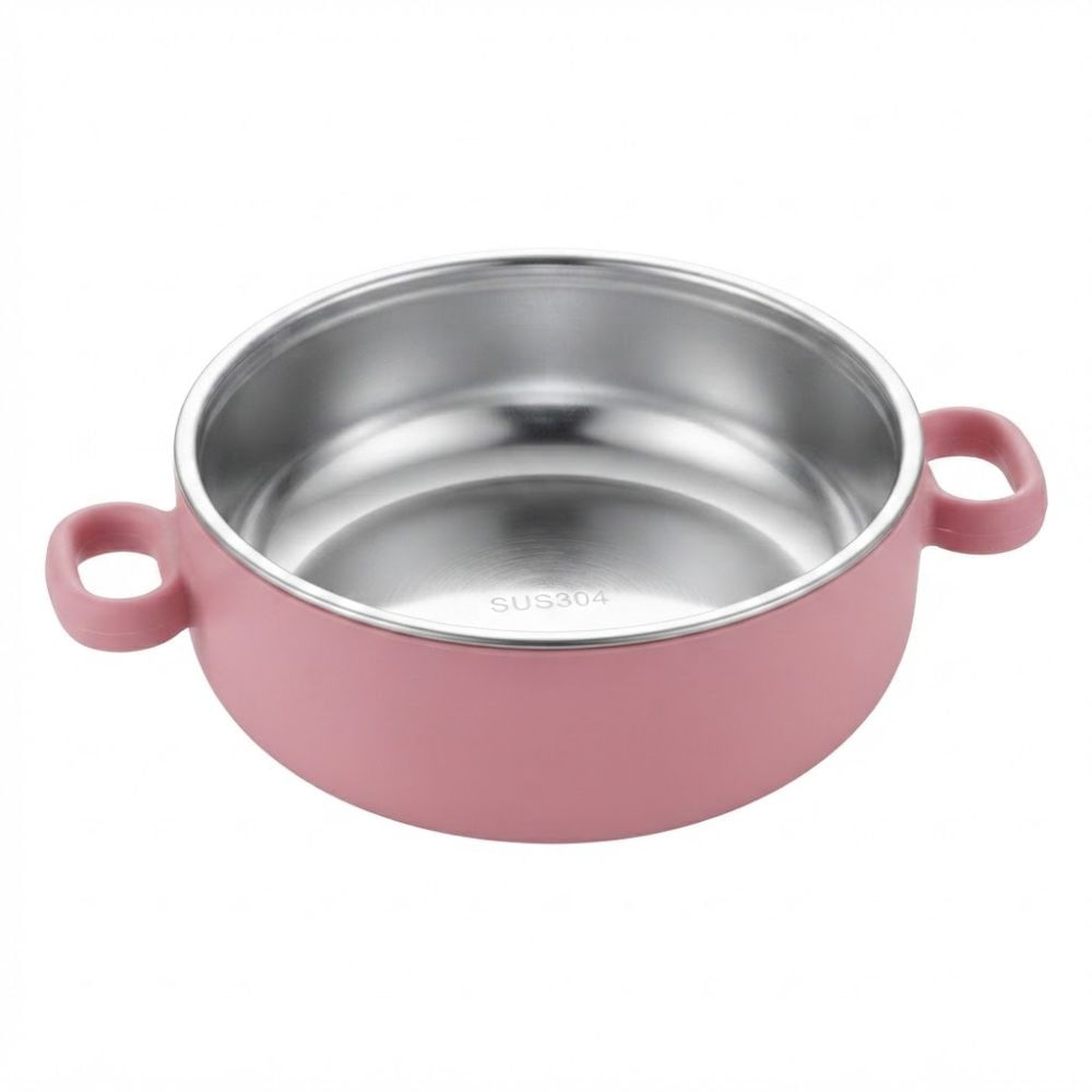 Bowl de Acero con Funda de Silicona Vino 13.5 cm