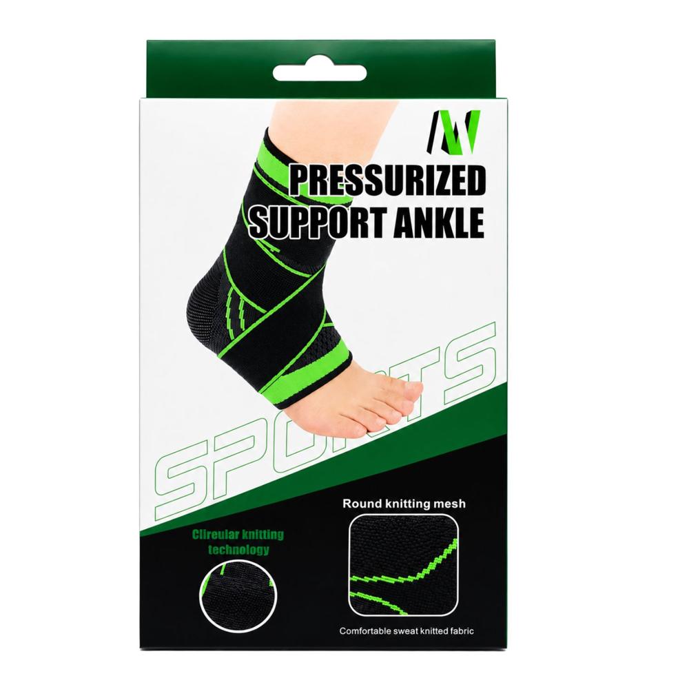 Tobillera Deportiva De Compresión Verde TALLA - L