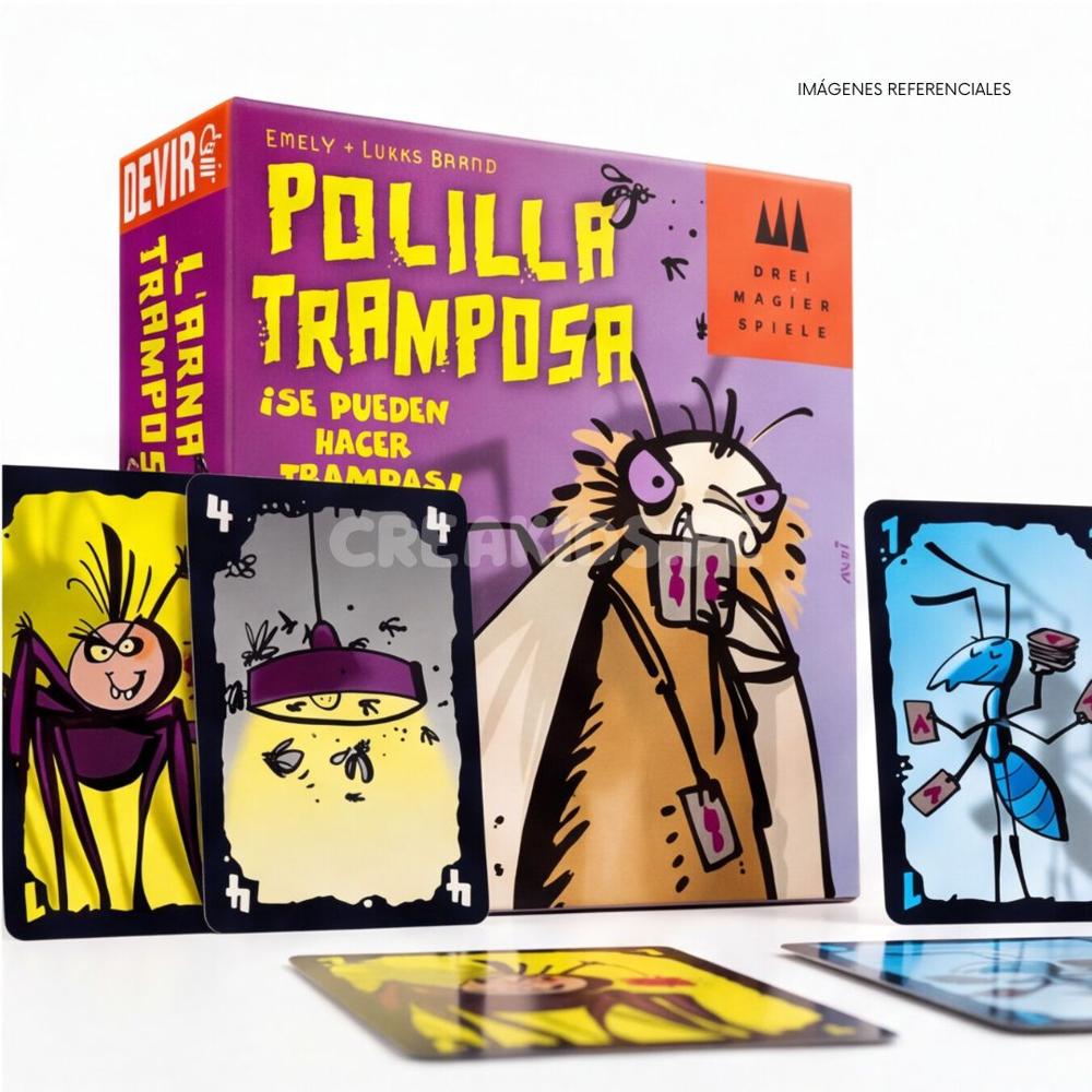 Juego de Mesa Polilla Tramposa de Cartas para Toda la Familia