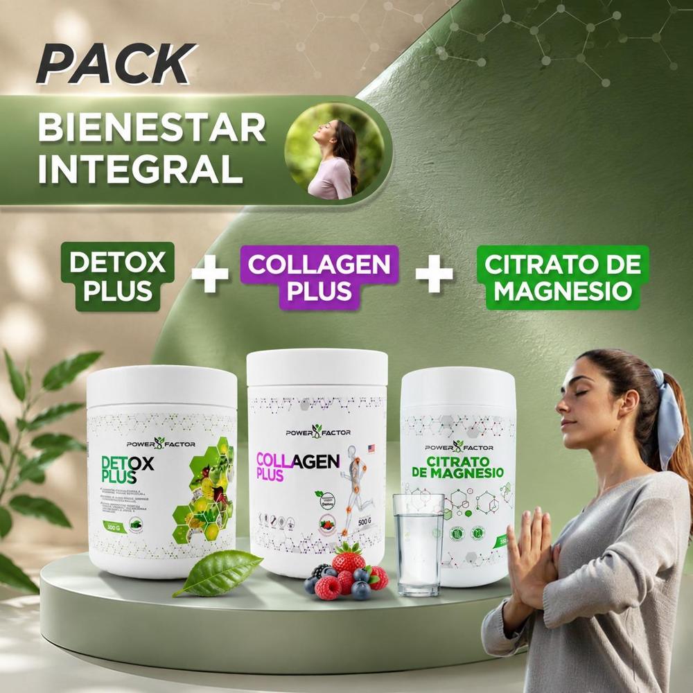 PACK BIENESTAR INTEGRAL DETOX PLUS COLLAGEN PLUS CITRATO DE MAGNESIO