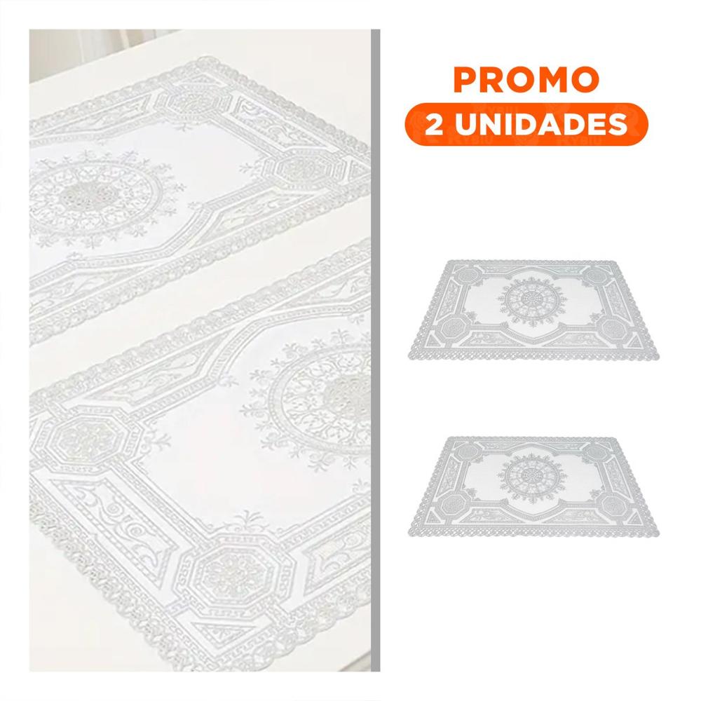 Pack2 Cubierta Elegante Plateada con Motivo Mandala para Decoracion Navidena YRegalo Sticker