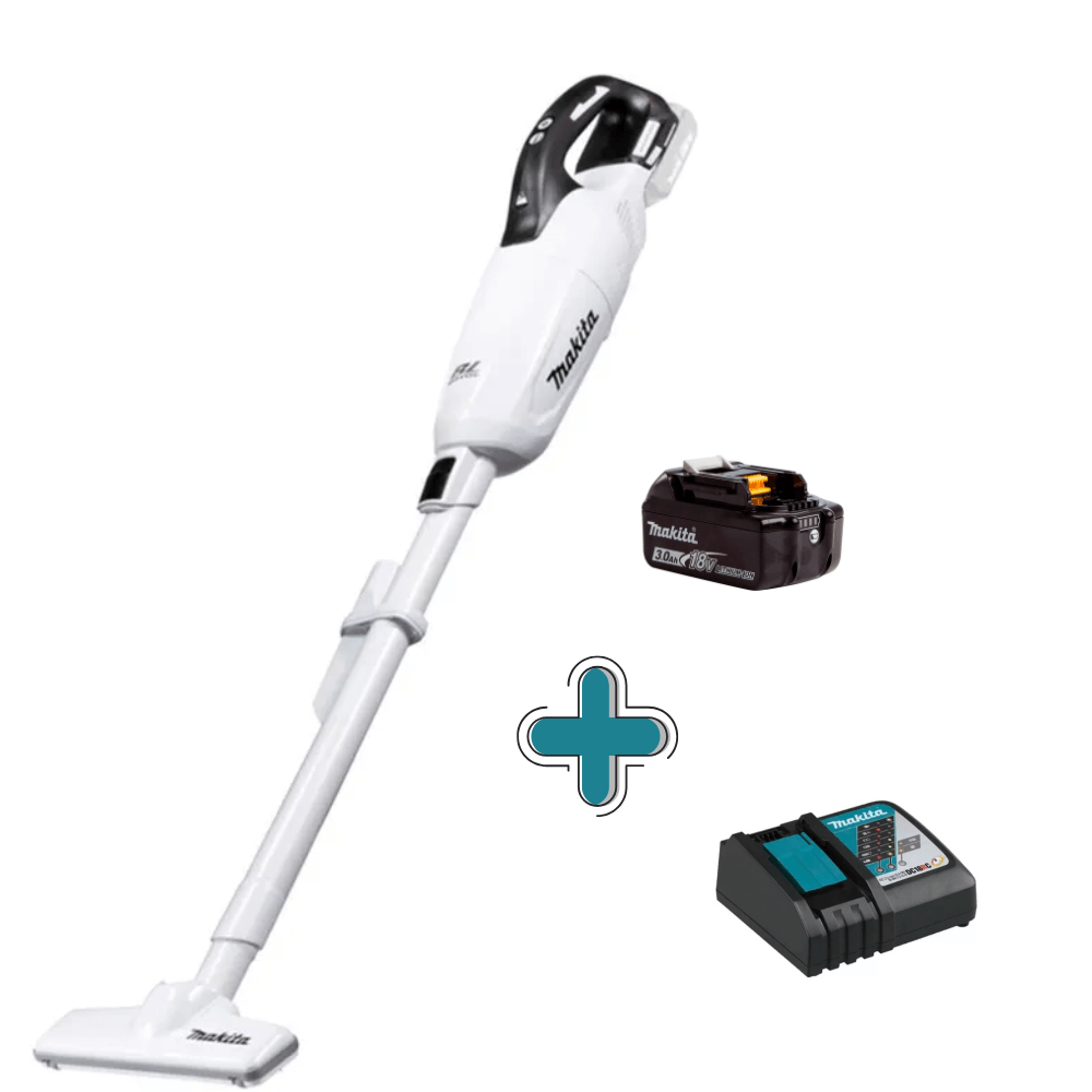 Aspiradora Inalámbrica Makita DCL281FZW 18V LXT - Batería - Cargador