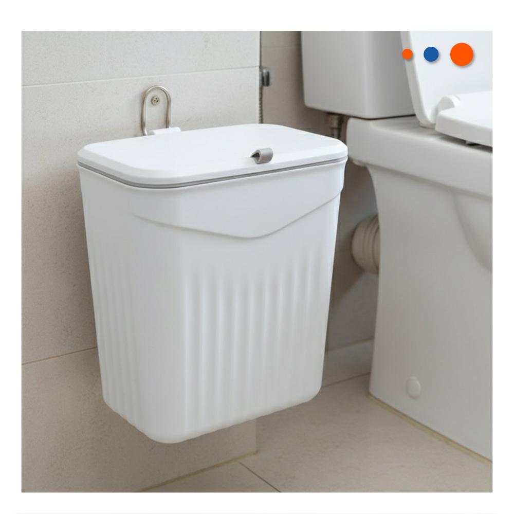 Tacho Colgante Blanco de Basura Moderno y Funcional para Tu Hogar Y Papel Regalo