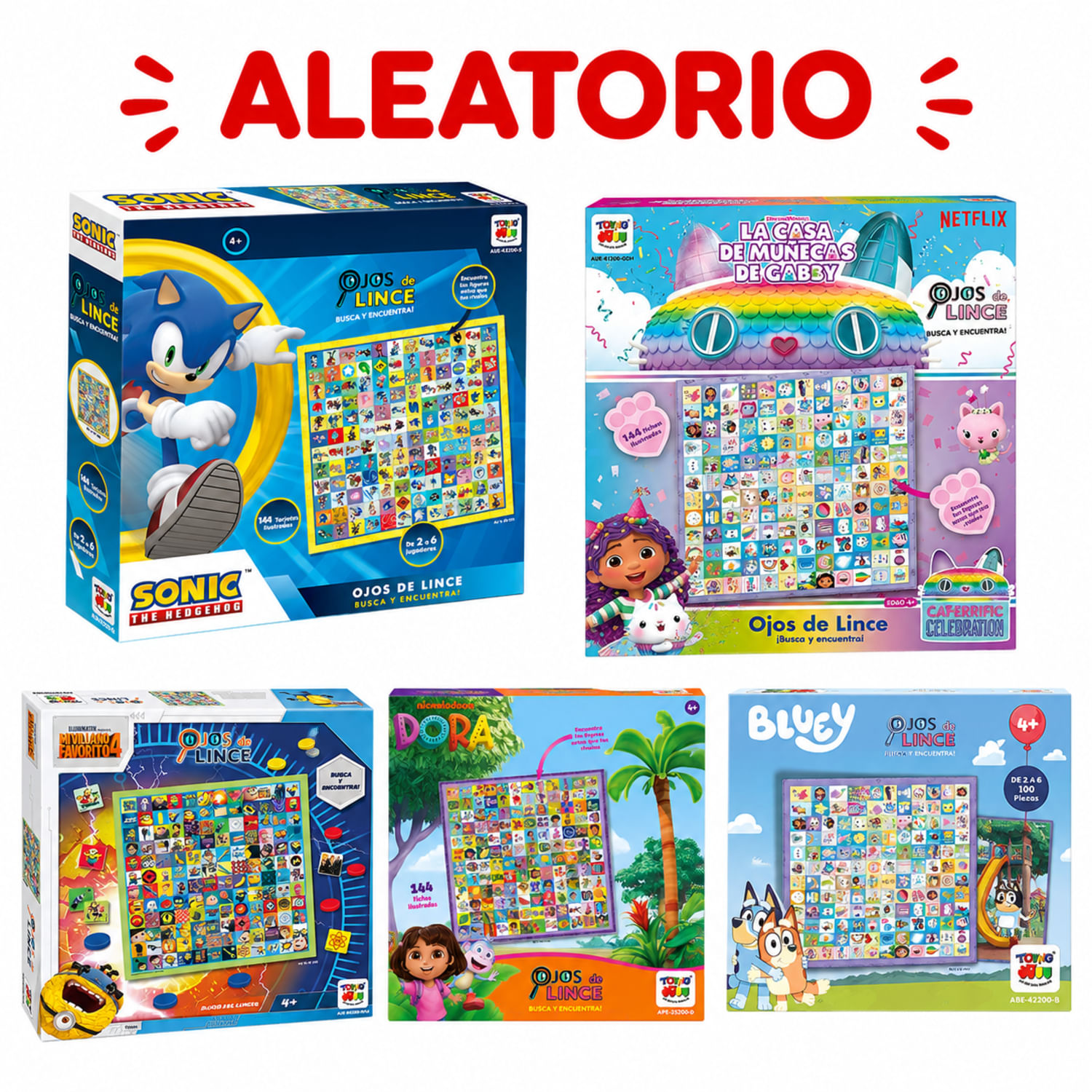Juego De Mesa Ojos De Lince Toyng - Modelo Aleatorio