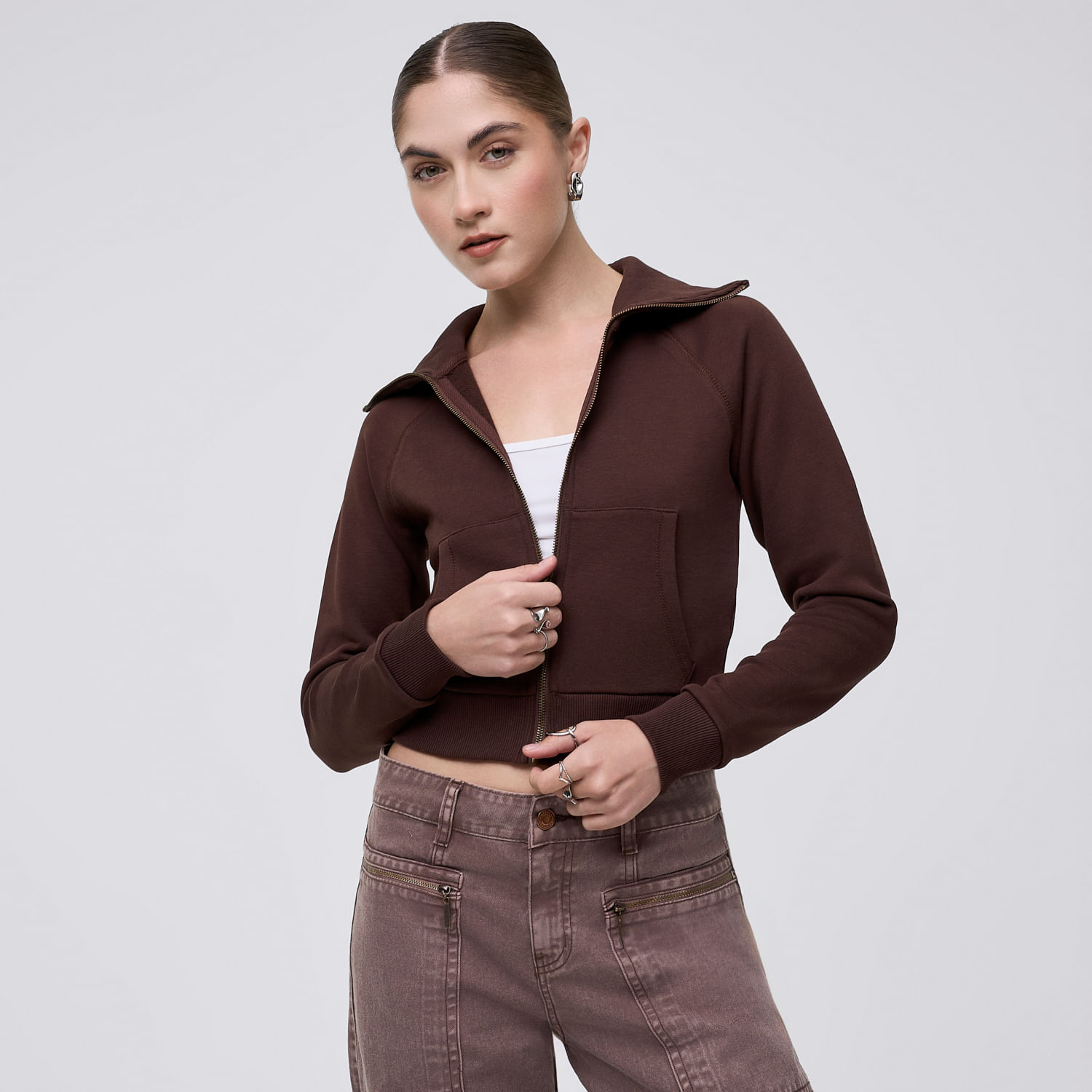 Polera Mujer Petti Hypnotic Marrón M