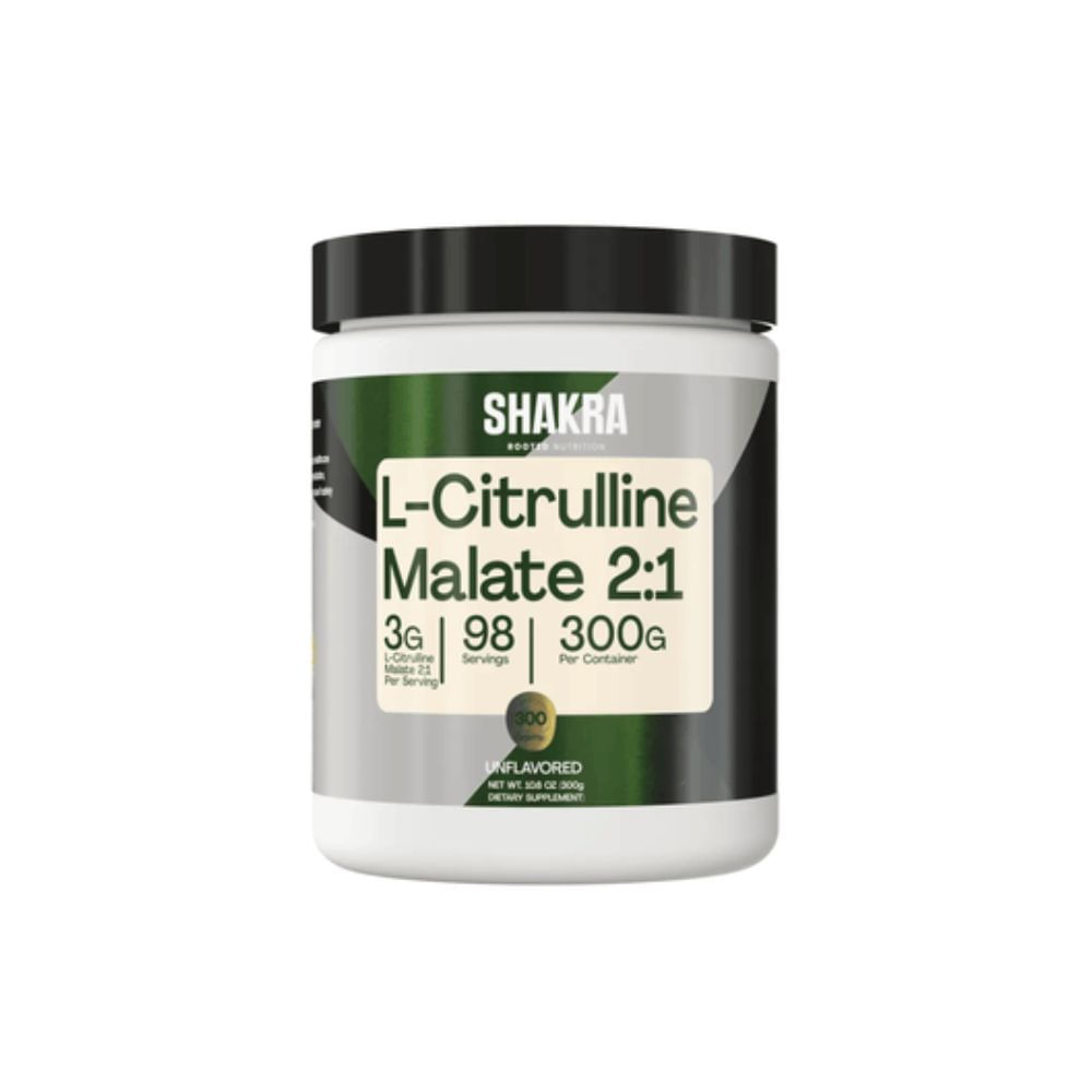SHAKRA L-CITRULLINE MALATE 300GR - 98 SERVICIOS