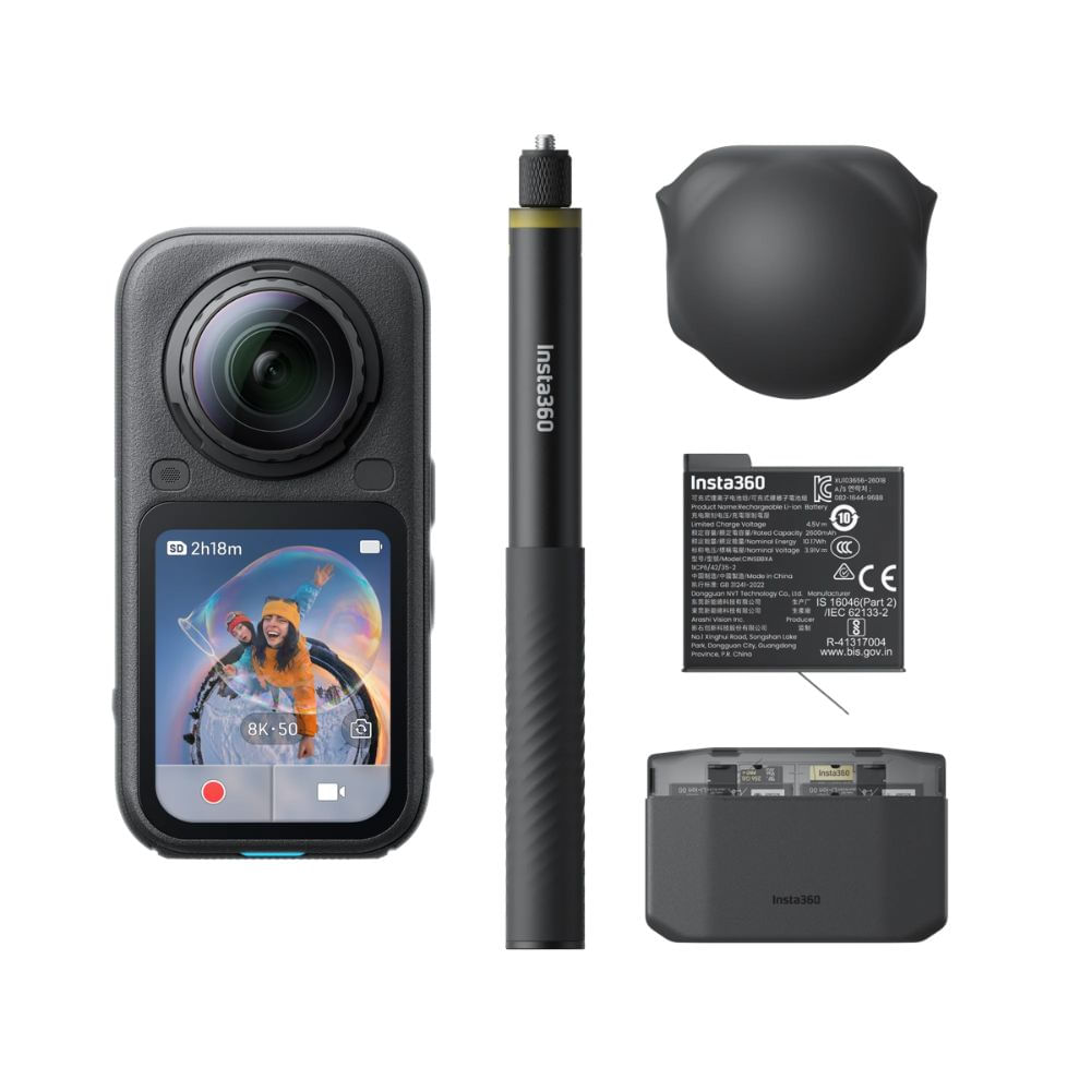 Cámara De Acción Insta360 X6 Essentials Bundle