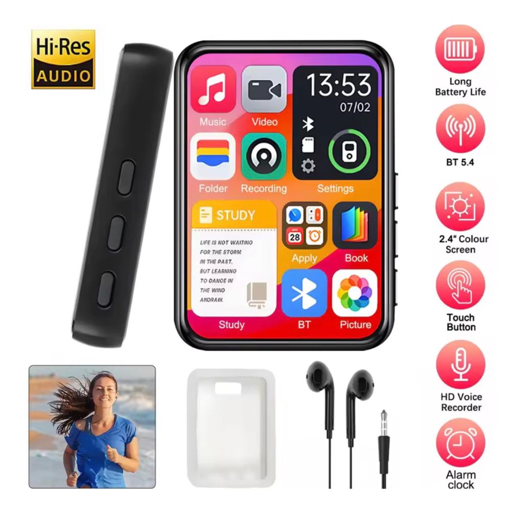 REPRODUCTOR MP3 MP4 BLUETOOTH TACTIL 32 GB