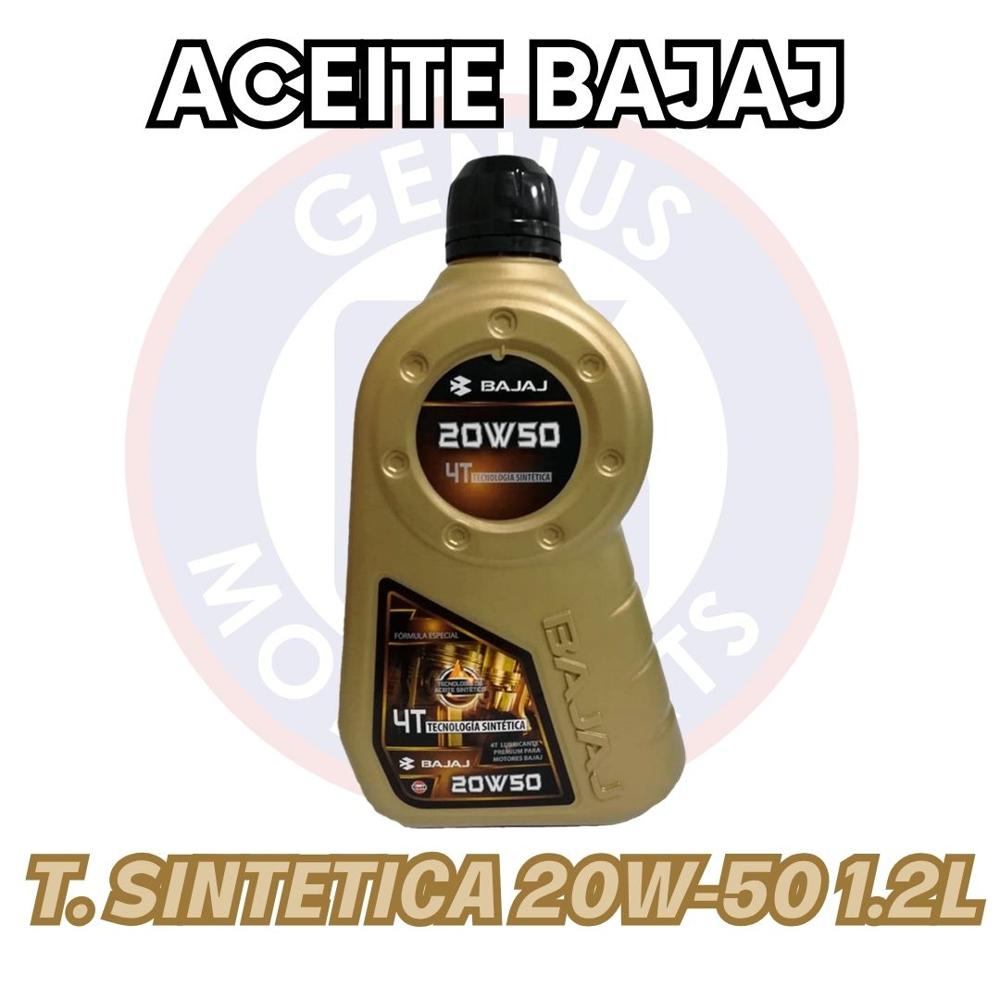ACEITE BAJAJ TECNOLOGÍA SINTÉTICA 20W-50 1.2L