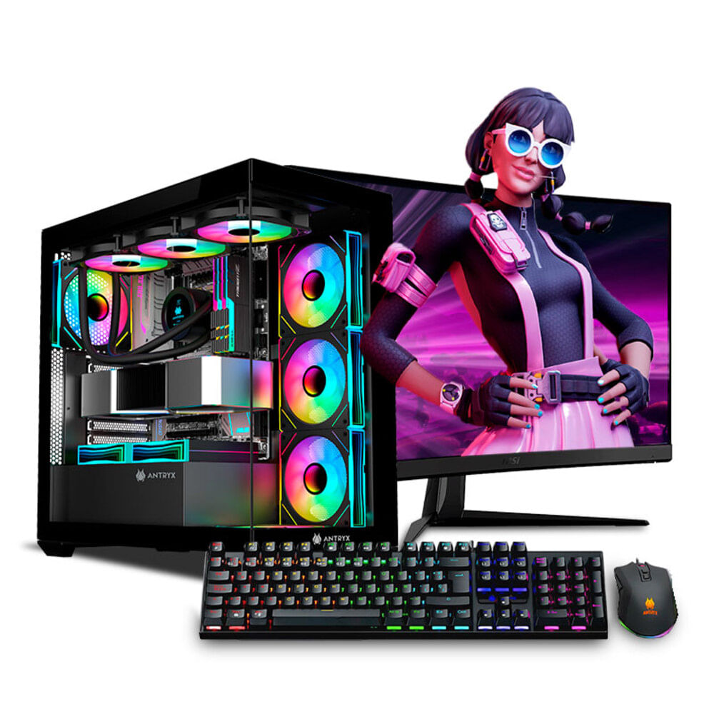 COMPUTADORA PC GAMER Core i9 Ultra 285K 32GB DDR5 1TB 4TBHDD 27VA RTX5070TI 16GB MIPCLISTA - PCGAMER