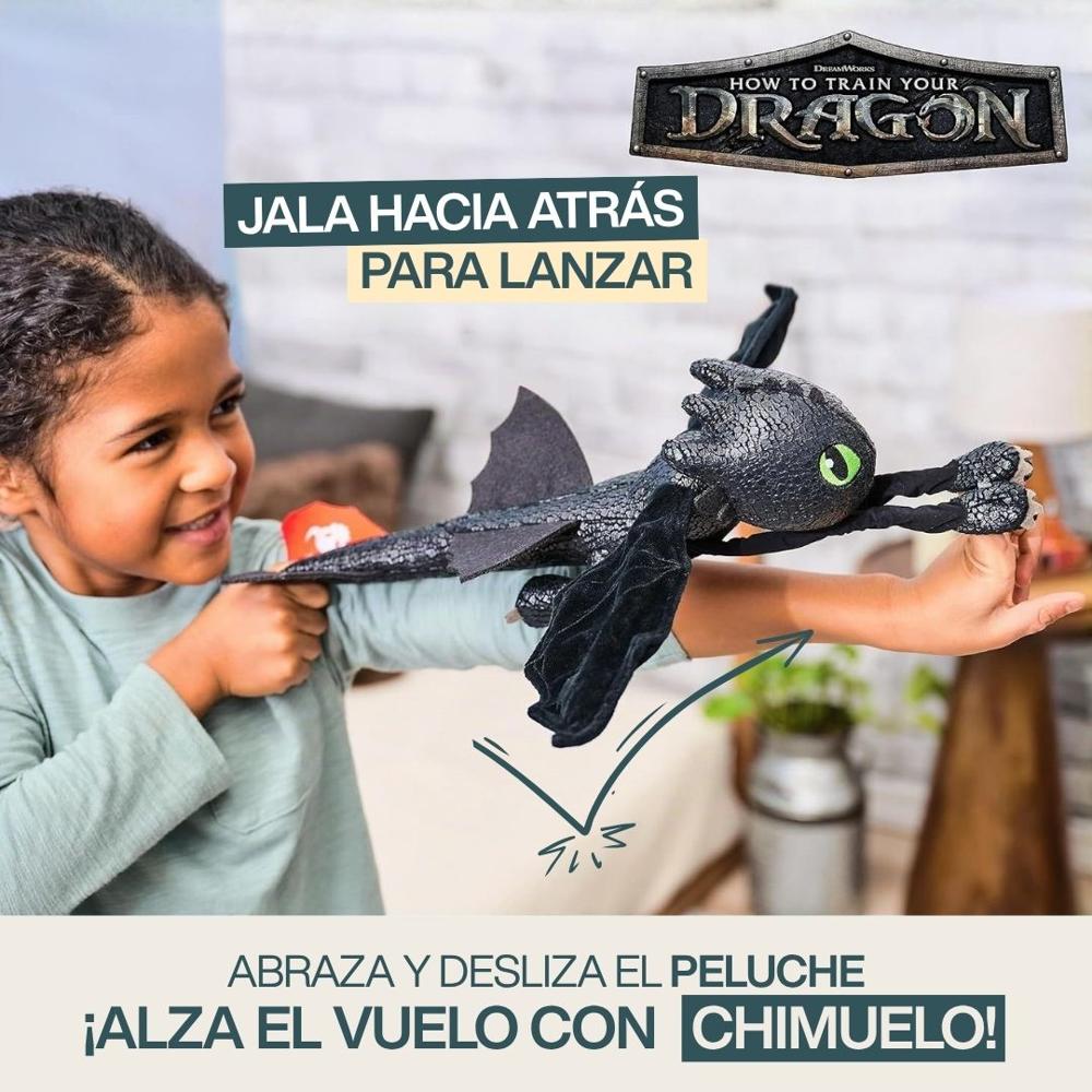 Juguete de Peluche Chimuelo Como Entrenar a tu Dragon Acción de Vuelo